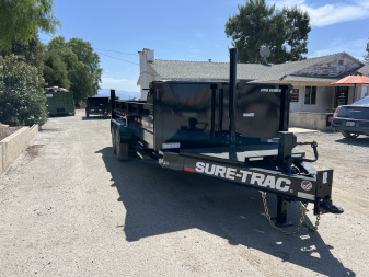 New 7x16 Tandem Axle 17.6K Pro Series Telescopic Dump Trailer