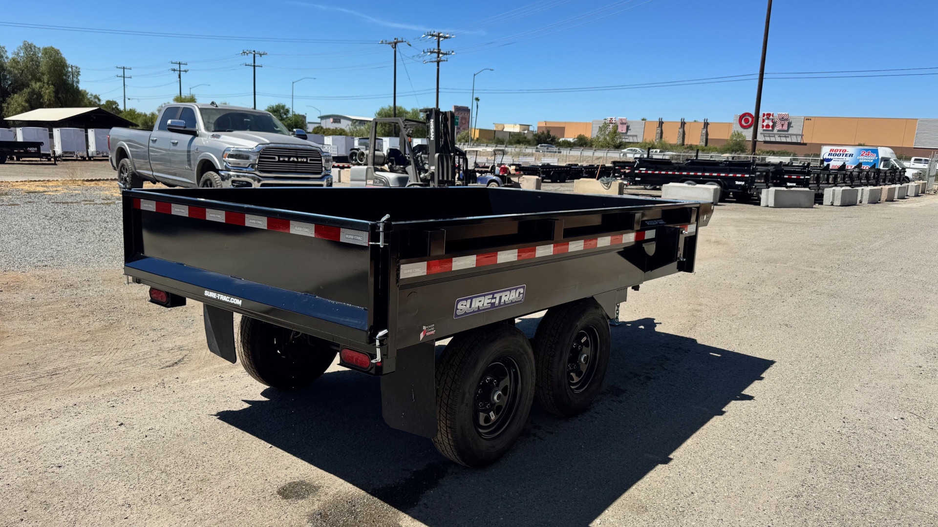 New 6x10 Tandem Axle 10K Dump Trailer