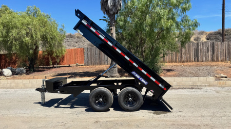 New 6x10 Tandem Axle 10K Dump Trailer