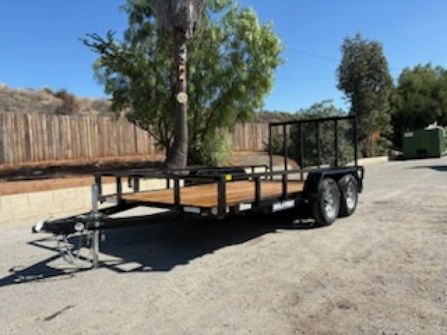 New 7 x 14 Tandem Axle 7K Tube Top Utility Trailer