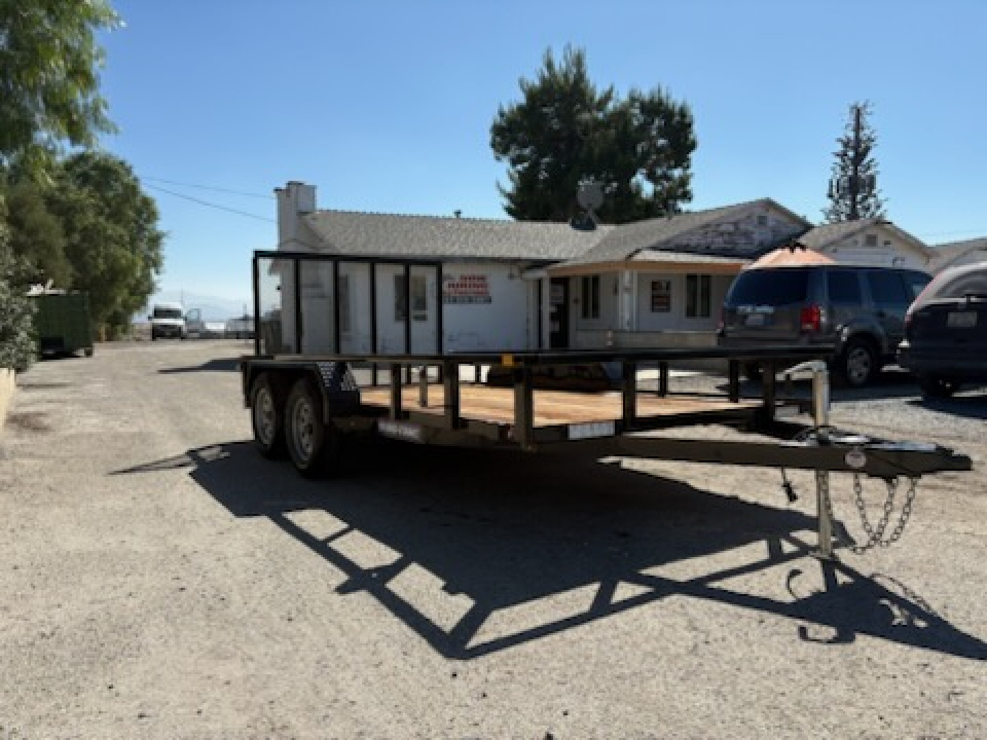 New 7 x 14 Tandem Axle 7K Tube Top Utility Trailer