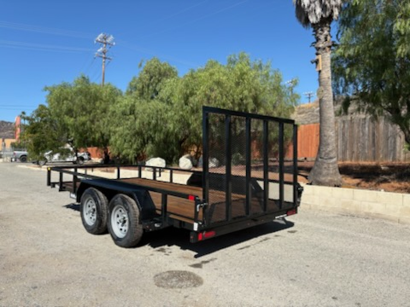 New 7 x 14 Tandem Axle 7K Tube Top Utility Trailer
