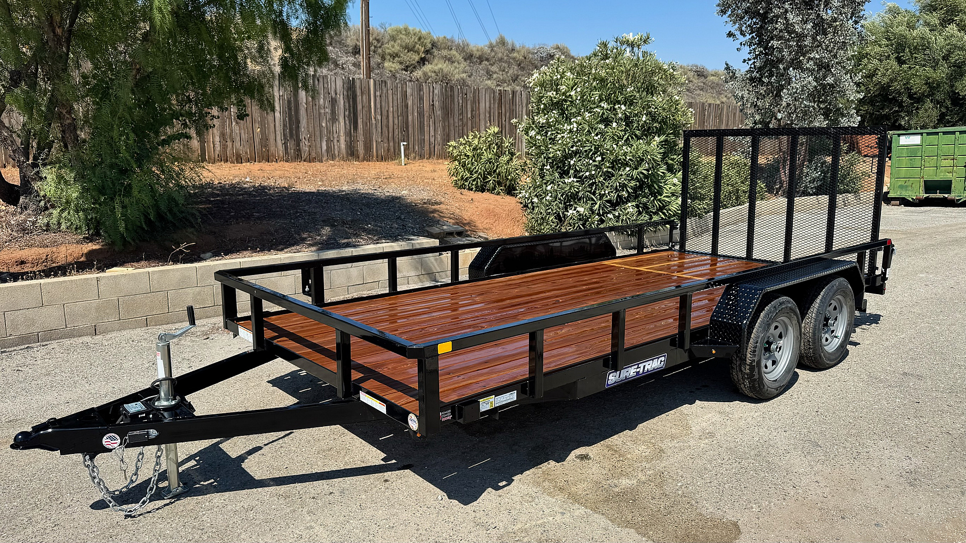New 7x16 Tandem Axle 7K Utility Trailer