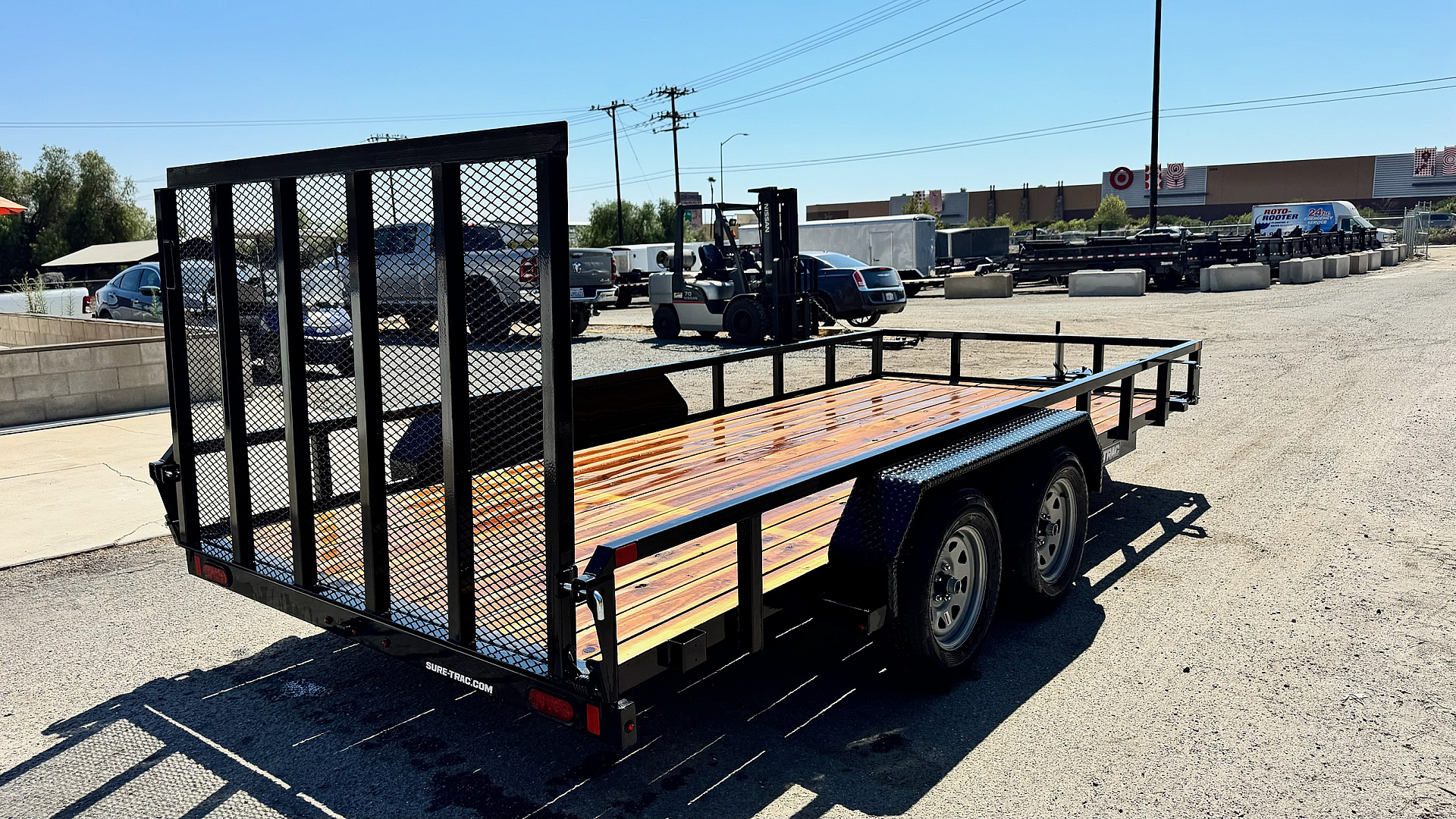 New 7x16 Tandem Axle 7K Utility Trailer