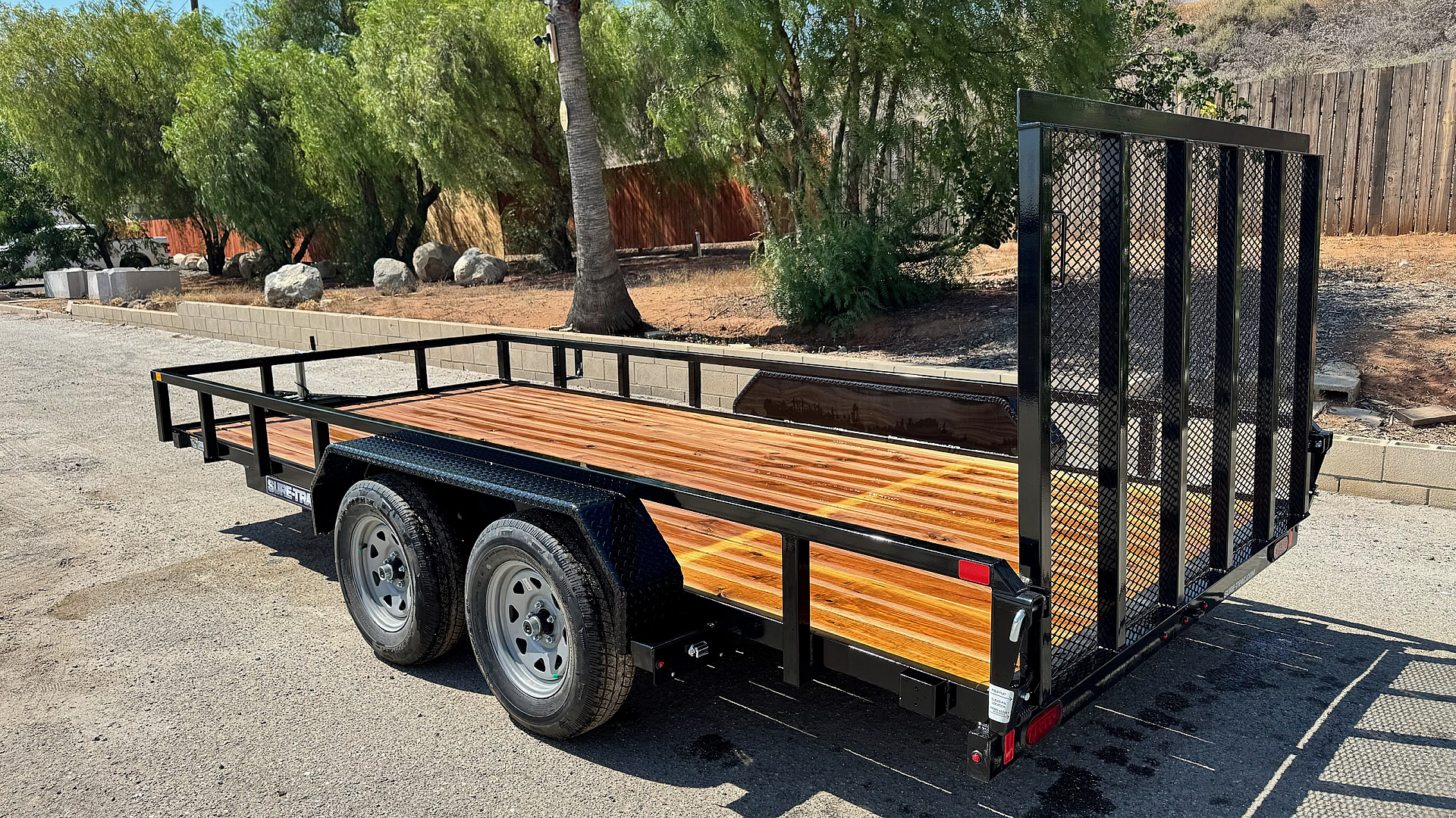 New 7x16 Tandem Axle 7K Utility Trailer