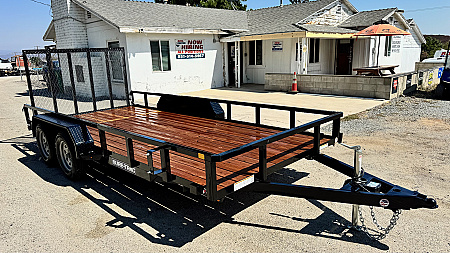 New 7x16 Tandem Axle 7K Utility Trailer