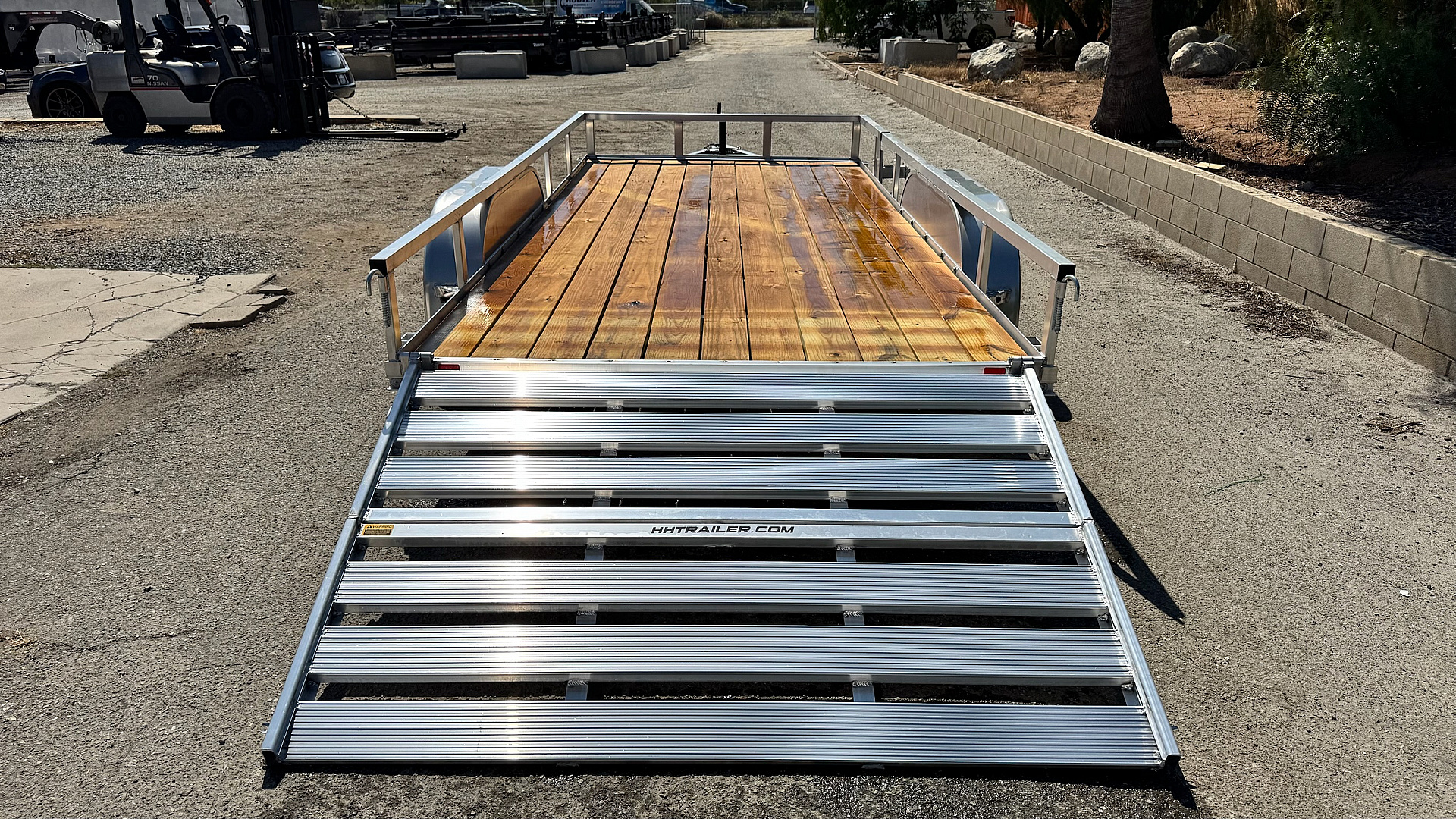 New 82"x16 Tandem Axle 7K Aluminum Utility Trailer