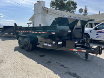 New 7x14 Tandem Axle 14K Scissor Dump Trailer