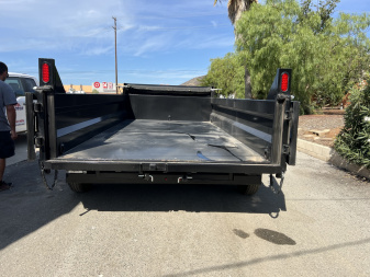 New 7x14 Tandem Axle 14K Scissor Dump Trailer