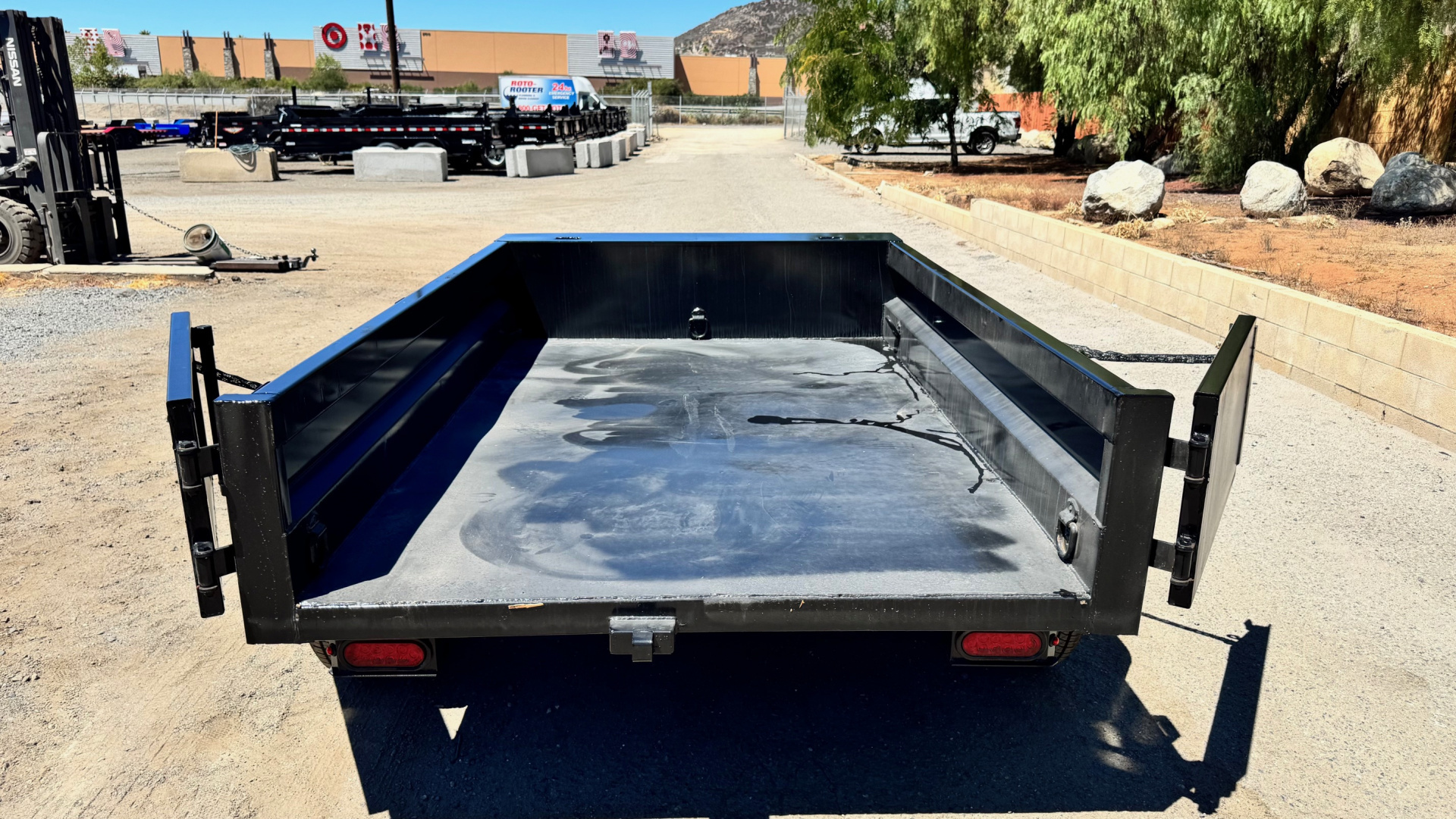 New 5x8 Single Axle 5K Dump Trailer