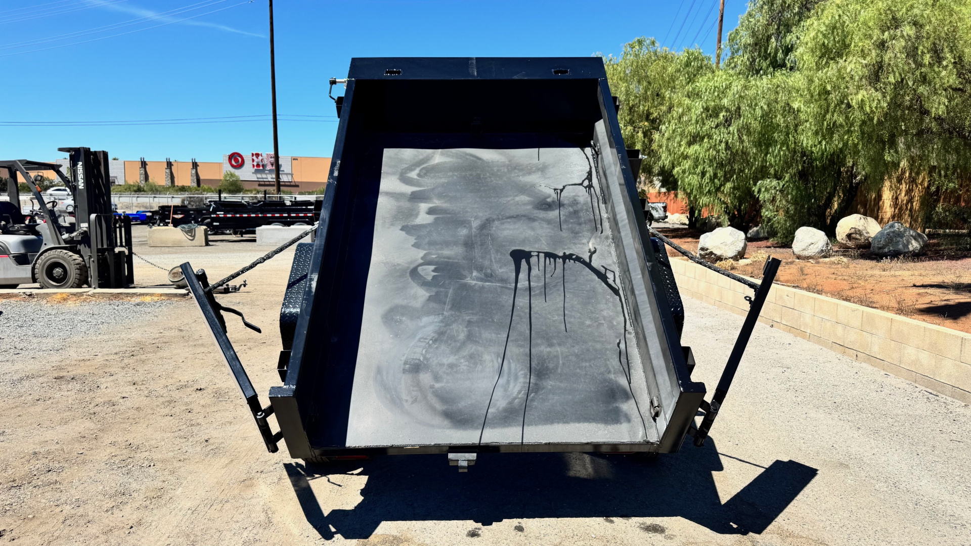 New 5x8 Single Axle 5K Dump Trailer