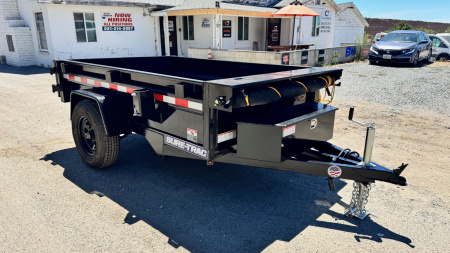 New 5x8 Single Axle 5K Dump Trailer