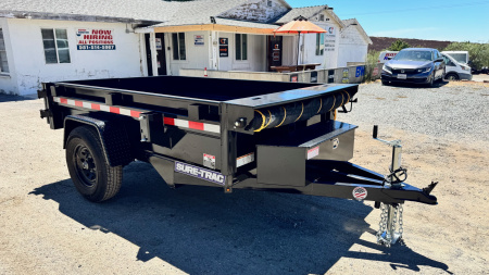 New 5x8 Single Axle 5K Dump Trailer