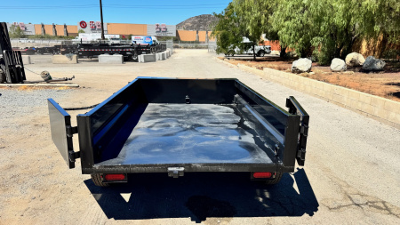 New 5x8 Single Axle 5K Dump Trailer