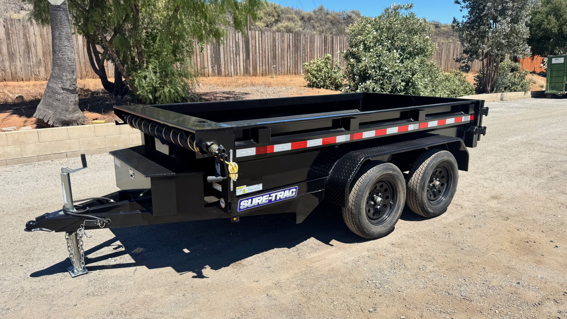 New 5x10 Tandem Axle 7K Dump Trailer