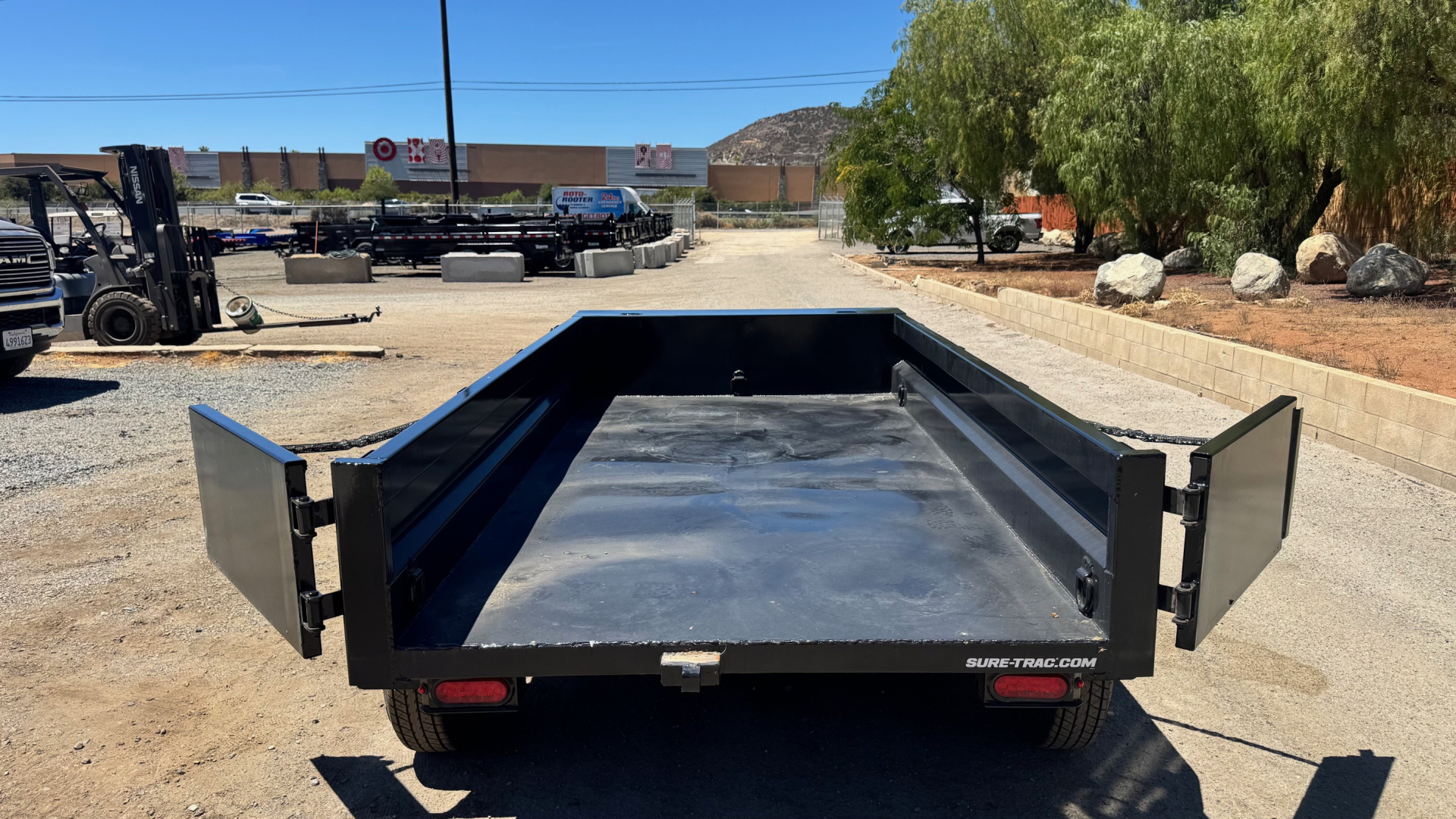 New 5x10 Tandem Axle 7K Dump Trailer