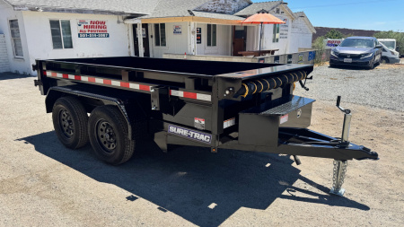 New 5x10 Tandem Axle 7K Dump Trailer