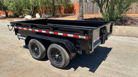 New 5x10 Tandem Axle 7K Dump Trailer