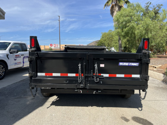 New 7x14 Tandem Axle 14K Scissor Dump Trailer