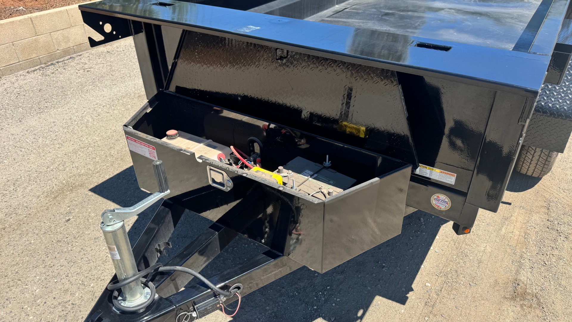 New 5x10 Tandem Axle 7K Dump Trailer