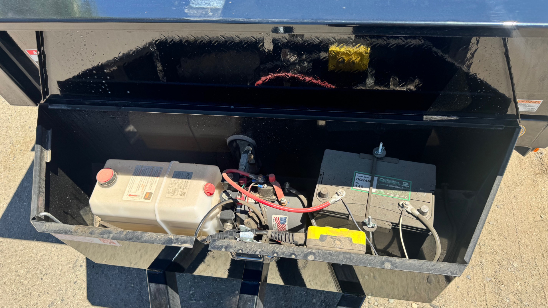 New 5x10 Tandem Axle 7K Dump Trailer