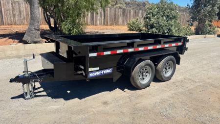 New 5x10 Tandem Axle 7K Dump Trailer