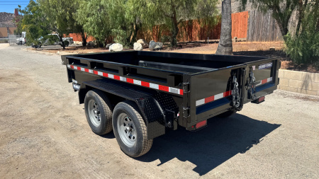 New 5x10 Tandem Axle 7K Dump Trailer