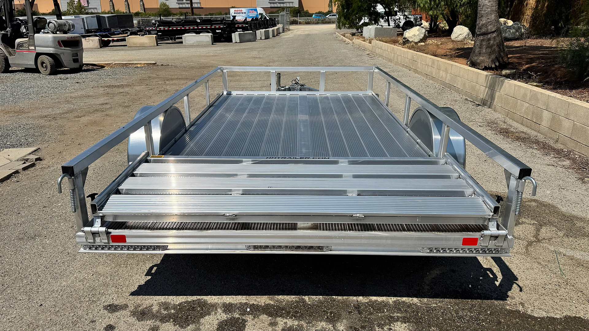 New 76"x12' Single Axle 3K Aluminum Utility Trailer