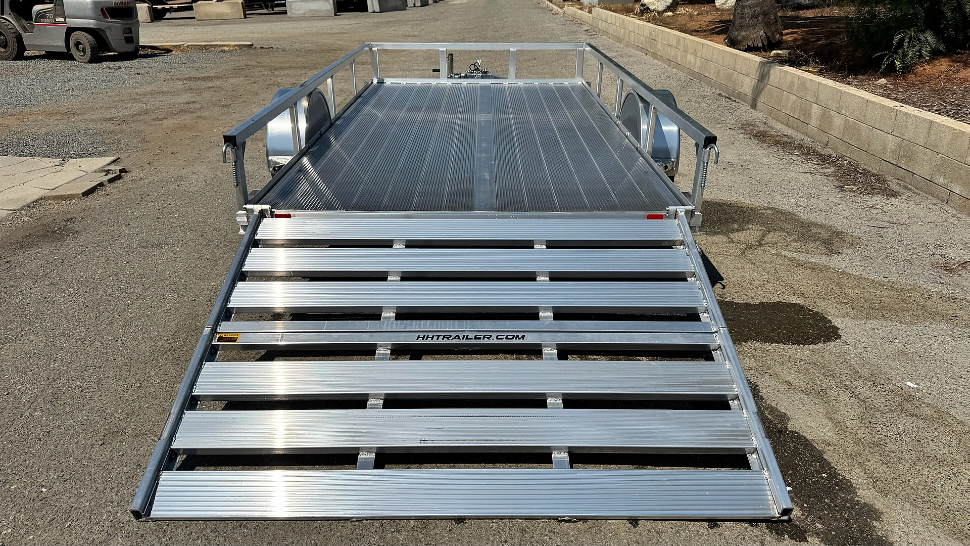 New 76"x12' Single Axle 3K Aluminum Utility Trailer