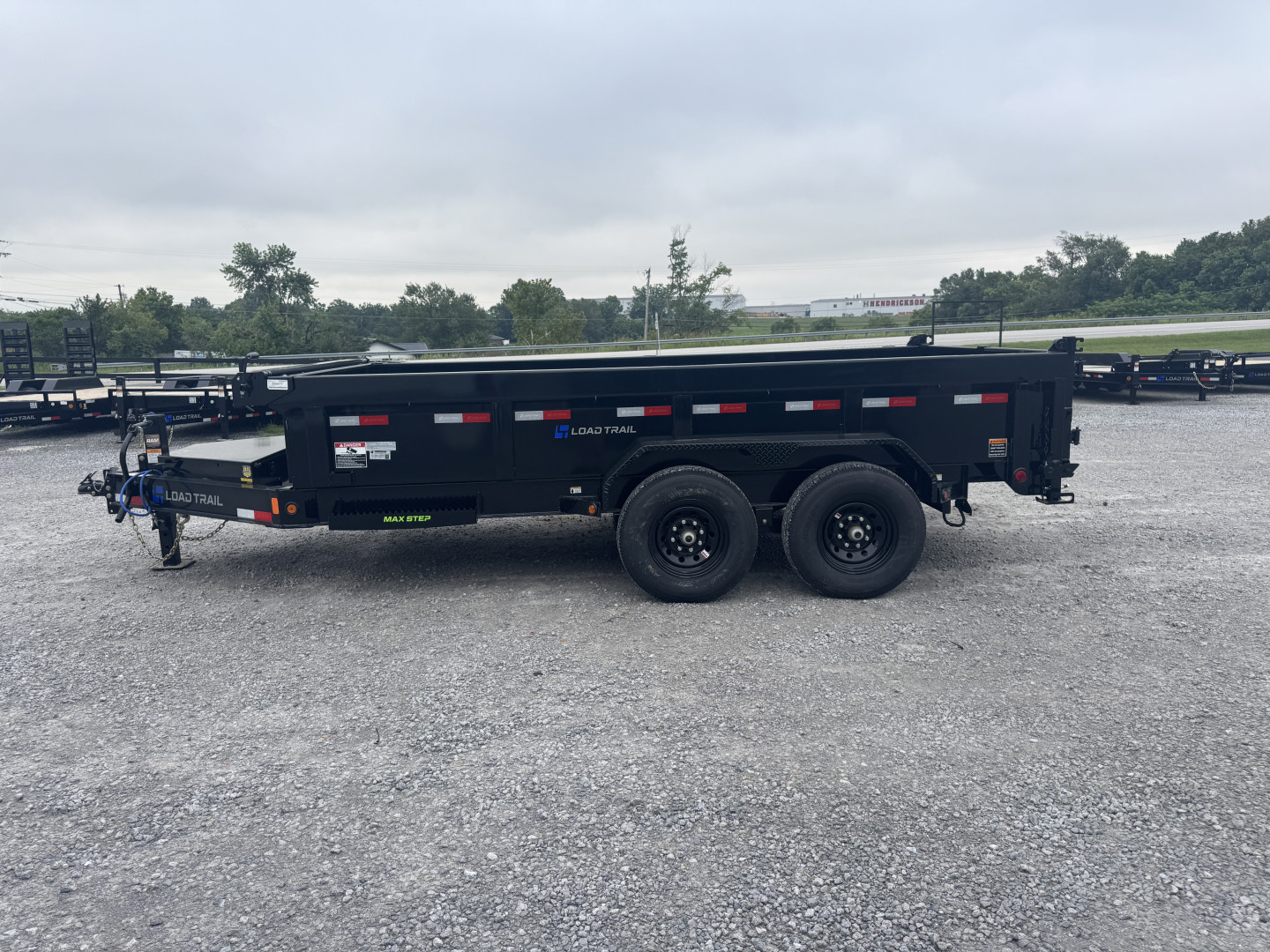 New 2026 Load Trail 83"x14' Scissor Lift Dump Trailer