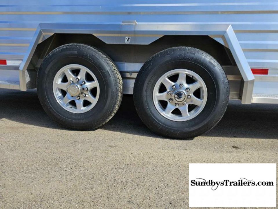 New 2025 EBY Maverick 7x24' Stock Trailer