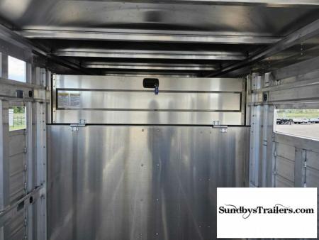 New 2025 EBY Maverick 7x24' Stock Trailer