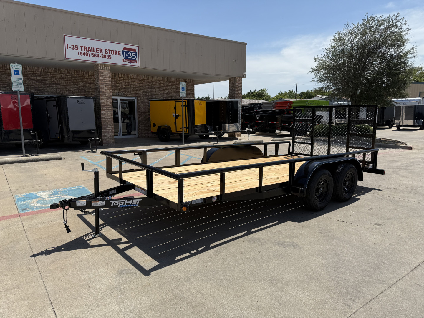 New 2025 Top Hat MP16X83-7E-R Utility Trailer