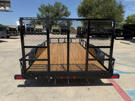 New 2025 Top Hat MP16X83-7E-R Utility Trailer