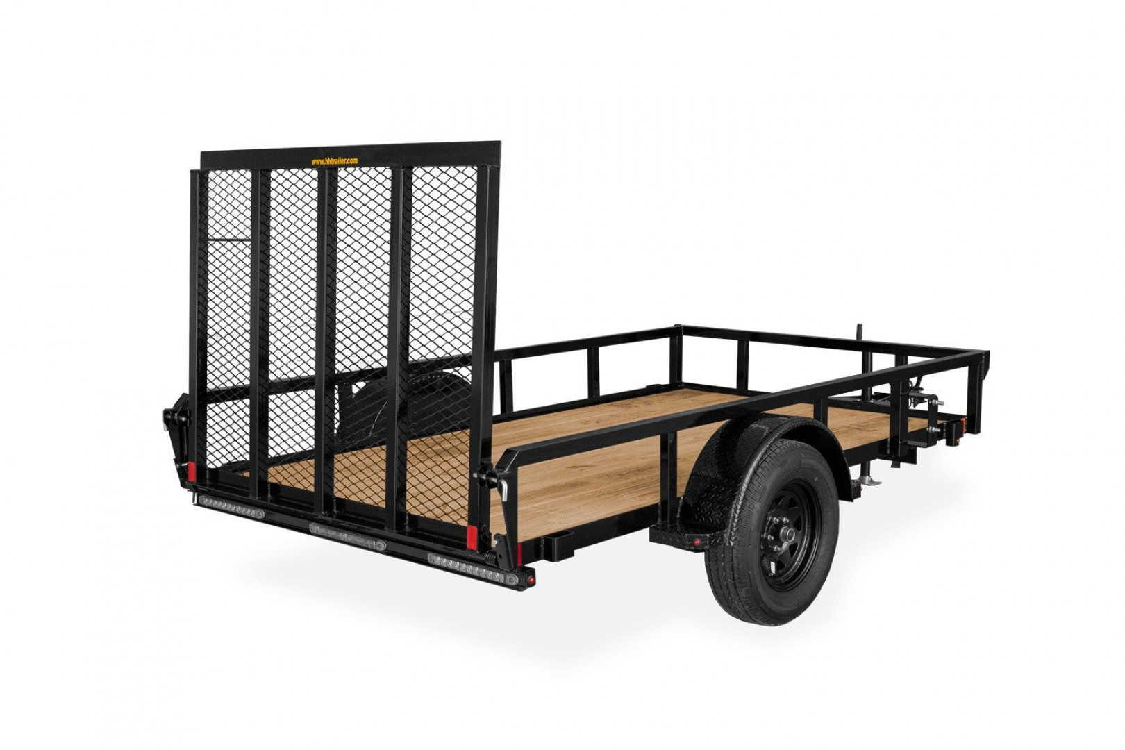 New 2026 H&H TRAILERS 76x12 Rail Side Utility Trailer 3K Idler Utility Trailer