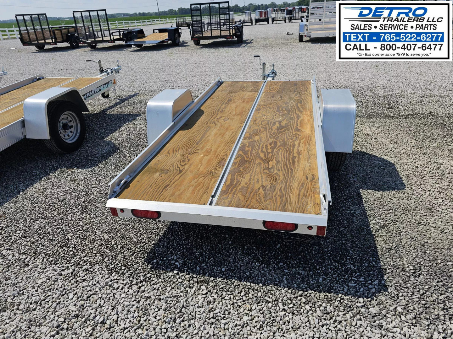 New 2022 Aluma 8605 Tilt 50" x 10' 2K Torsion Idler Snowmobile/Utility Trailer