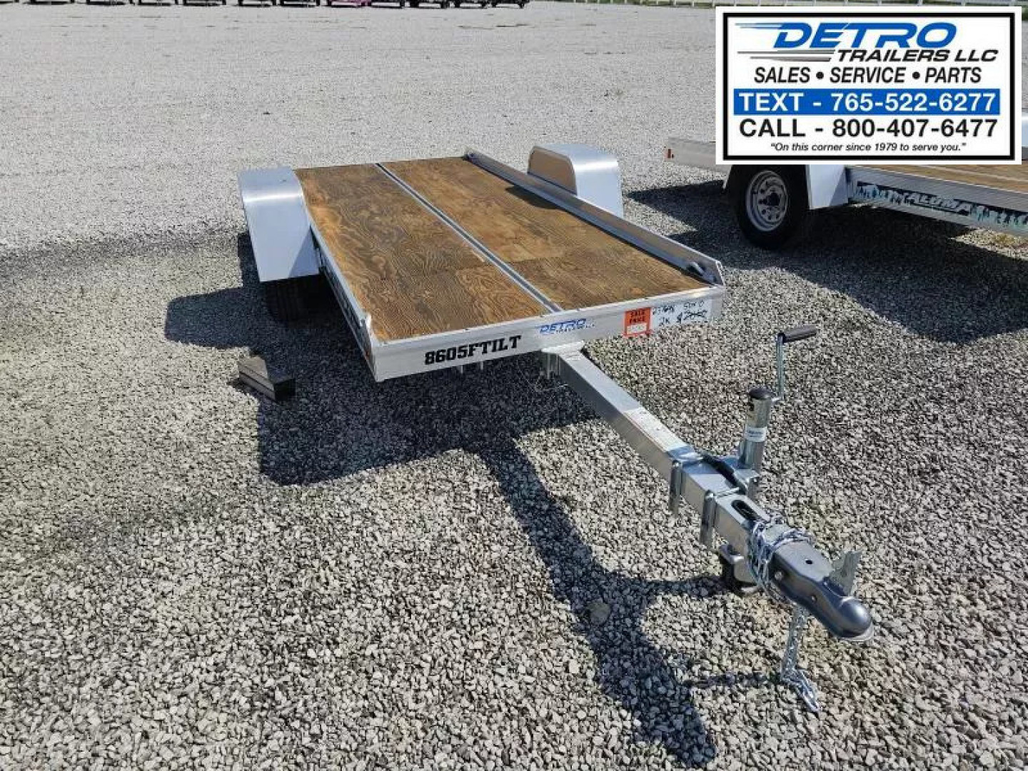 New 2022 Aluma 8605 Tilt 50" x 10' 2K Torsion Idler Snowmobile/Utility Trailer