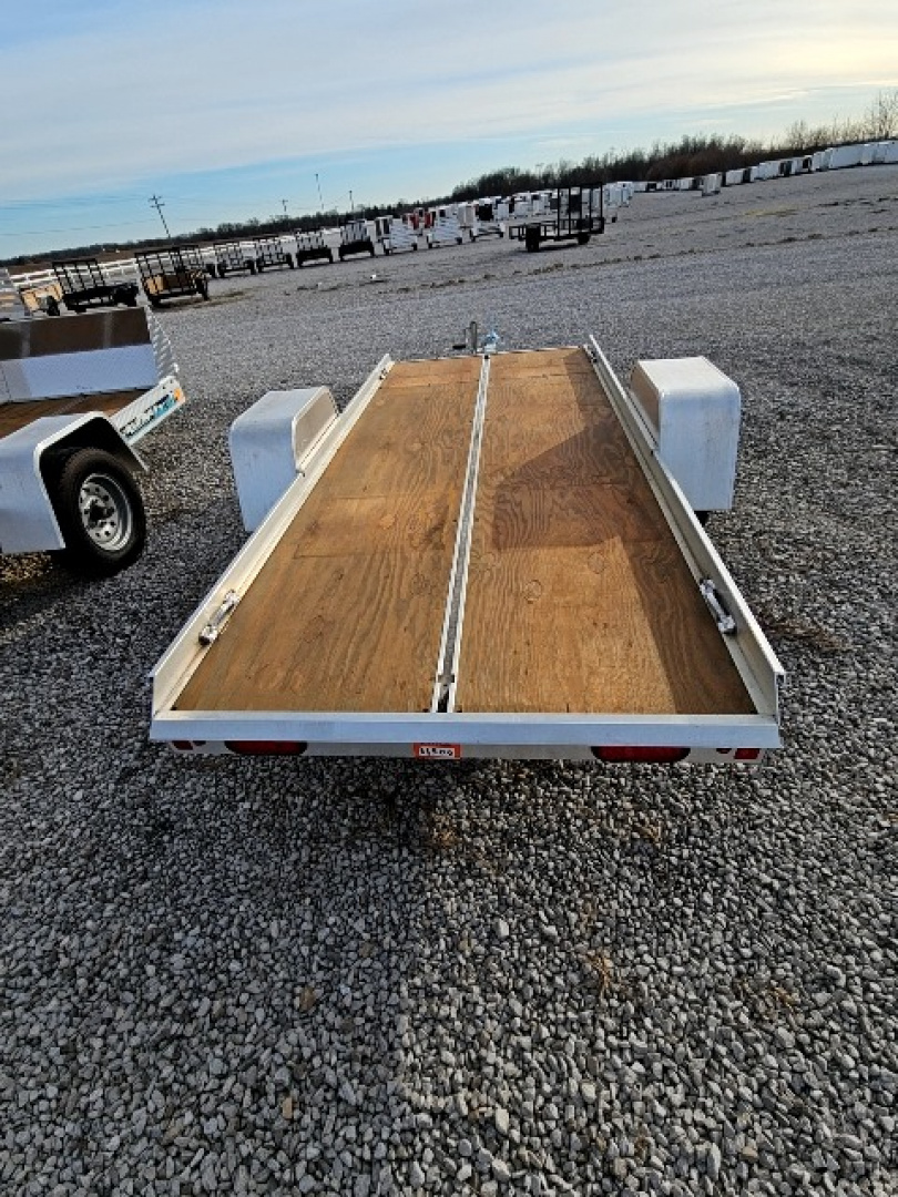 New 2022 Aluma 8605 Tilt 50" x 10' 2K Torsion Idler Snowmobile/Utility Trailer