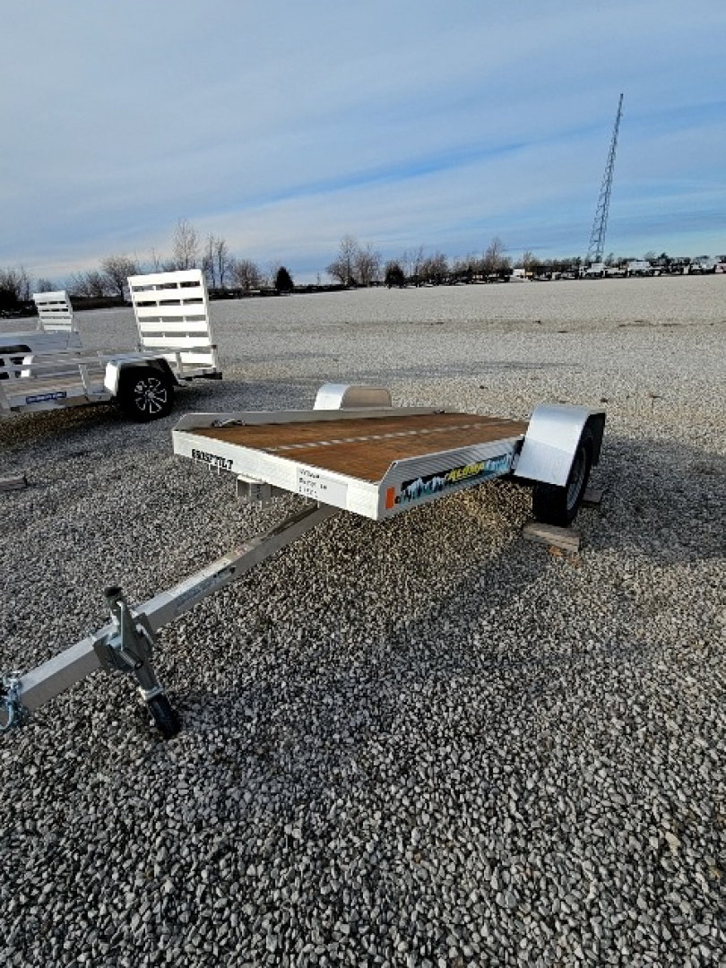 New 2022 Aluma 8605 Tilt 50" x 10' 2K Torsion Idler Snowmobile/Utility Trailer