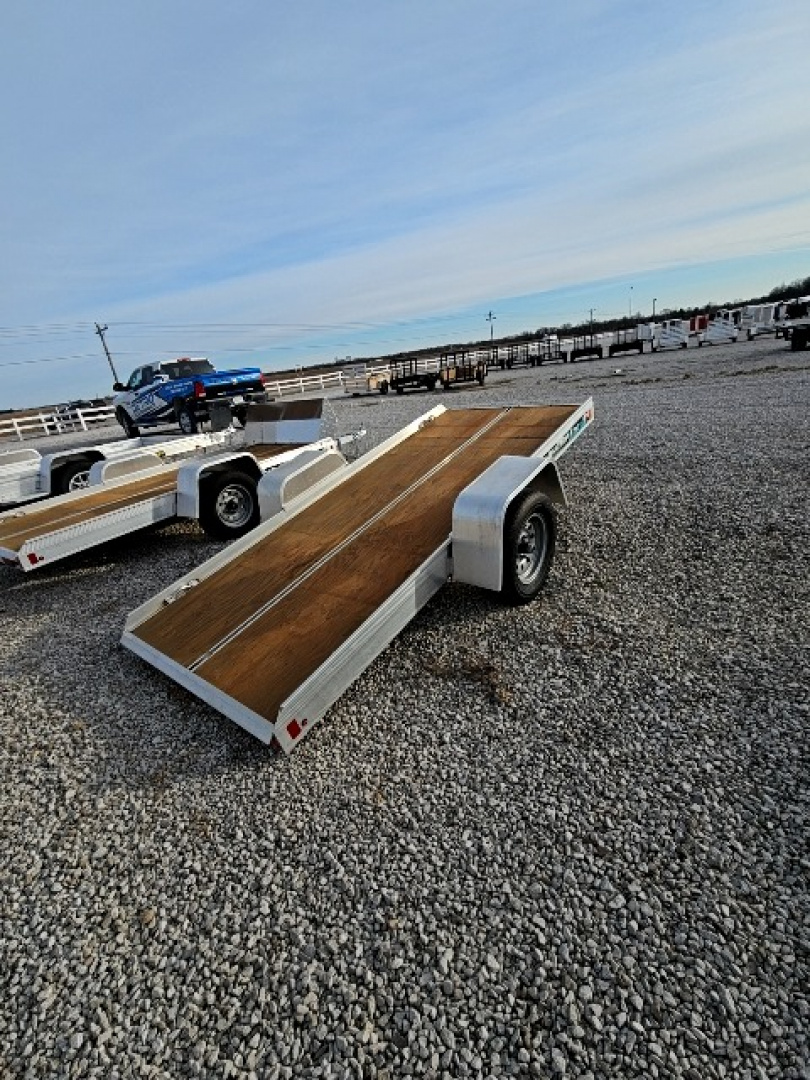 New 2022 Aluma 8605 Tilt 50" x 10' 2K Torsion Idler Snowmobile/Utility Trailer
