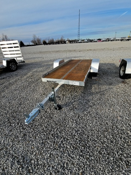 New 2022 Aluma 8605 Tilt 50" x 10' 2K Torsion Idler Snowmobile/Utility Trailer