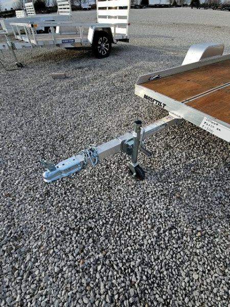 New 2022 Aluma 8605 Tilt 50" x 10' 2K Torsion Idler Snowmobile/Utility Trailer