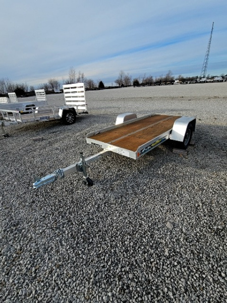 New 2022 Aluma 8605 Tilt 50" x 10' 2K Torsion Idler Snowmobile/Utility Trailer