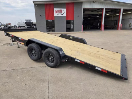 New 2025 H and H Trailer 82x18 Manual Tilt Speed Loader Car Hauler Trailer  10K