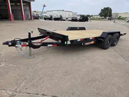 New 2025 H and H Trailer 82x18 Manual Tilt Speed Loader Car Hauler Trailer  10K