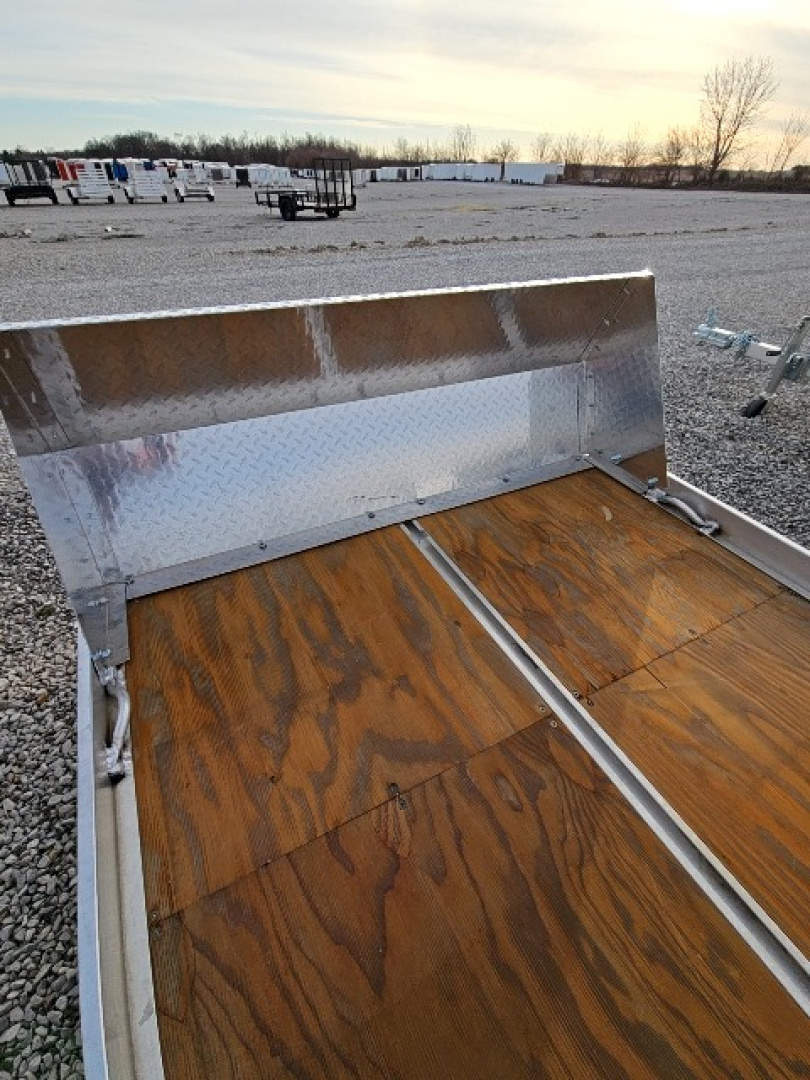 New 2022 Aluma 8605 Tilt 50" x 10' 2K Torsion Idler Snowmobile/Utility Trailer