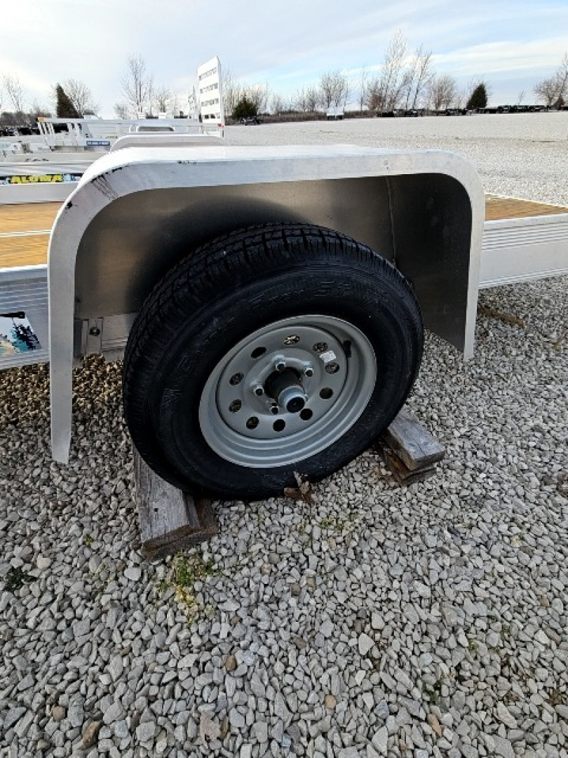 New 2022 Aluma 8605 Tilt 50" x 10' 2K Torsion Idler Snowmobile/Utility Trailer