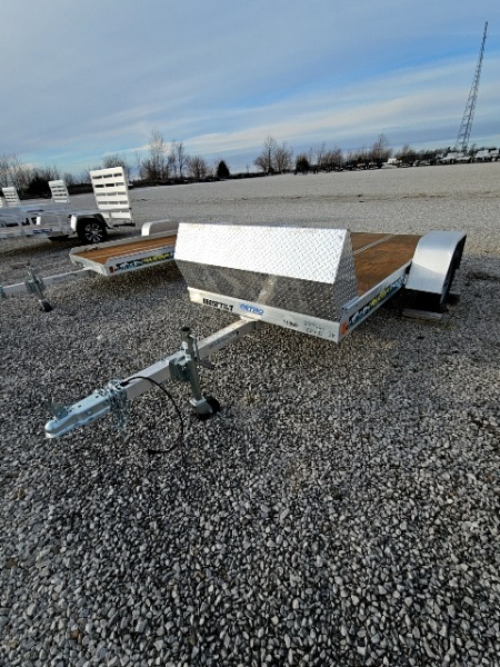 New 2022 Aluma 8605 Tilt 50  x 10' 2K Torsion Idler Snowmobile/Utility Trailer