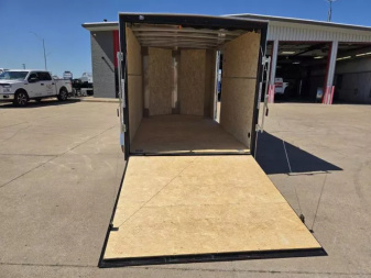 New 2025 H and H Trailer 7x12 HH Series Flat Top V-Nose Enclosed Cargo Trailer  5K Brake