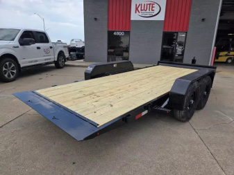 New 2025 H and H Trailer 82x16 Gravity Tilt Equipment Trailer  14K